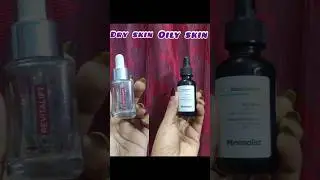 dry skin vs oily skin #skincare #products #shorts