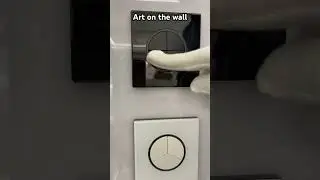 Art on the wall #switch #light #Socket #smart #مفتاح