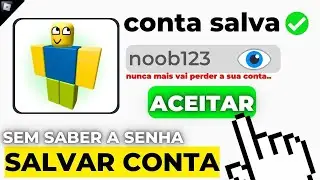 COMO SALVAR CONTA NO ROBLOX SEM SABER A SENHA 2023🔥 (NUNCA MAIS VAI PERDER A SUA CONTA!)