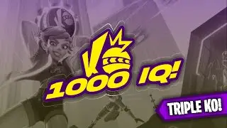 1000 IQ INSANE TRIPLE K.O. (Knockout City Best Moments #1)