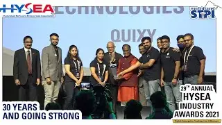 Quixy wins Emerging Product of the year Award at HYSEA Innovation Summit 2021