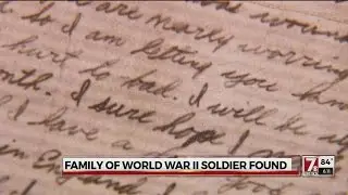 Lost WWII soldier's letters returned to his family, thanks to 7News viewer