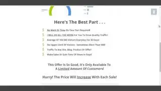 Auto & Passive Traffic To Your Website Link For 30 Days!