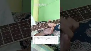 Tutorial gitar mudah with tab||Tanah air ku - ibu soed #shorts