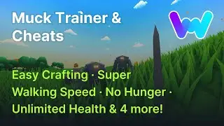 Muck Trainer +8 Cheats (No Hunger, Easy Crafting, Super Running Speed & 5 More)