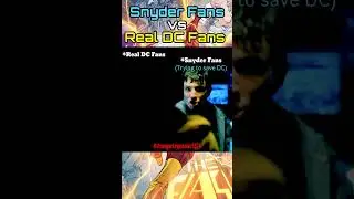 Snyder fans vs real DC fans pt. 2 #dceu #snyderverse #theflashmovie #theflash #snyderfans #realdc