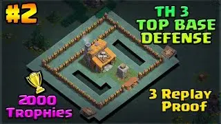 CLASH OF CLANS 2017 | New BH3 ANTI 2 STAR BASE + Proof REPLAYS | 2000 Trophies League
