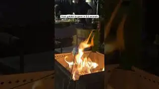 Snack on fire. Literally.