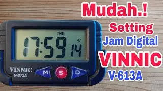 Cara mengatur jam digital mobil Vinnic V-613A || Setting jam duduk Digital