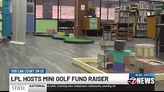 Lawton Public Library hosts annual mini golf fundraiser