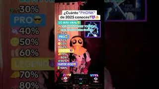 &iquest;Cu&aacute;nto PHONK de 2025 conoces?😈🔥