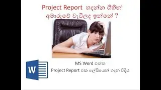 Project Report Tips by MRG