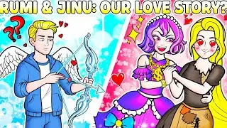 Бумажные куклы своими руками💖KPOP ОХОТНИКИ НА ДЕМОНОВ: Руми и Джину, любовная пара, модный макияж...