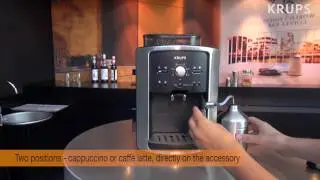EA80 Series   How to make cappuccino or white coffee
