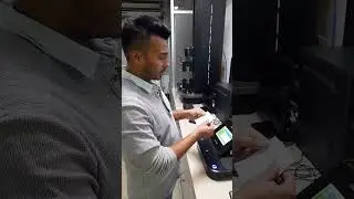 Tear strength test with Elma Tear.    #textile #physicaltest
