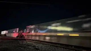 CSX 981 Leads Fast 60MPH CSX I032-01 NB Intermodal Combo Florence SC
