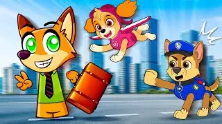 &iexcl;NICK Huye Del SKYE y CHASE! 💨 | Paw Patrol in Real Life Espa&ntilde;ol