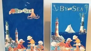 How to make a Library box for the Wallet Photo Mat mini Album with By The Sea G45 papers Part 4