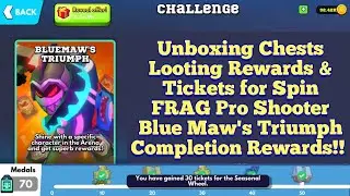 🎯 INSANE BlueMaw Triumph REWARDS + UNBELIEVABLE Wheel Spins!🔥 | FRAG Pro Shooter 2025 🎮