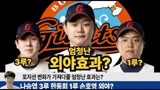 나승엽 3루? 한동희 1루? 손호영 외야? 롯데의 포지션 변화가 가져올 엄청난 효과는? #롯데자이언츠 #롯끼룩 #한동희 #나승엽 #윤동희 #한태양