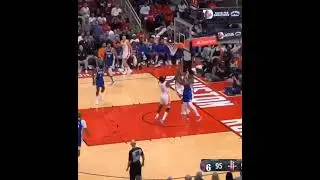 Joel Embiid shuts down Bruno Fernando - get out of here!