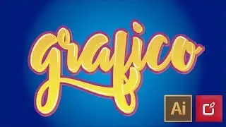 ✔️ Como CREAR Efecto de Texto en ILLUSTRATOR  ▌ Método SENCILLO ⫷