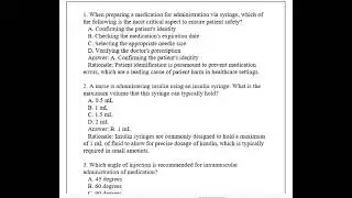 68W LPC Medication & Syringes Latest Review Exam Q & A 2026 (Complete And Verified Study material)