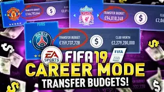 FIFA 19 CAREER MODE BUDGETS!