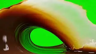 Coffee Wave SPLASH Transition - Liquid Green Screen VFX ☕🌊 #freevfx | Funny Transition Green Screen