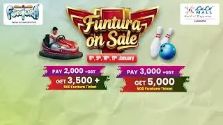 FLAT 50% OFF on Games & Rides at Lulu Funtura 🎮🎢 | Pay Less, Play More | 8&ndash;11 Jan