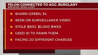Felon connected to aggravated burglary