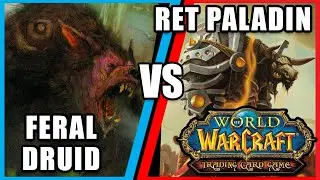Feral Druid vs Ret Paladin - 2022 June League  Round 1 - WoW TCG Classic Gameplay