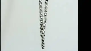 David Yurman Box Chain Necklace Sterling Silver 4.8MM 26&rdquo; Long - 34556