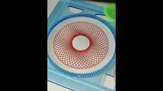 How many rotations did the pen make in total? ?? #Spirograph #2024 #shorts