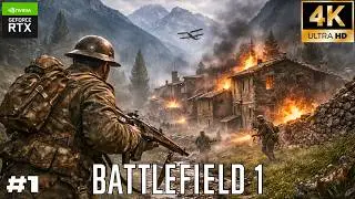 O INICIO - Tempestade de Aço / Battlefield 1 Gameplay Completa RTX [4K 60FPS]