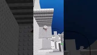 Crazy Wallhop Tower Speedrun! 😱 #roblox #obby