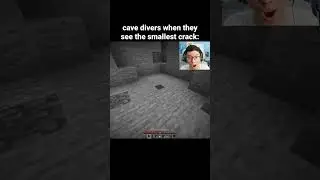 Minecraft Cave Diver Moment