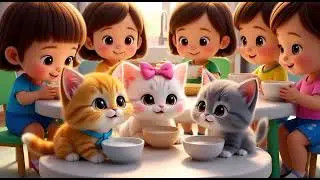 Meow meow kitty rhyme for kids