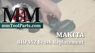 Makita BHP452 Assembly and brush repair.