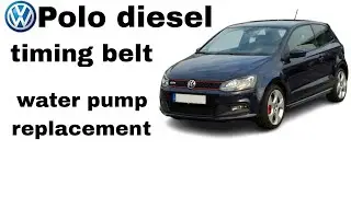 Polo diesel timing belt water pump replacement