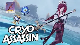 Rosaria and Childe team. Realistic Rosaria Build. Abyss 12-3 3 stars (NO BENNETT)