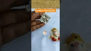 Kundan Hairband available #hairband #kundan #ponani_official #diy #handmade