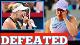 Wimbledon champion🛑:Iga Swiatek became the latest seed to fall at the Canadian Open