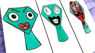 Drawing Save The Shapes ALL HORROR PHASES Sprunki Incredibox