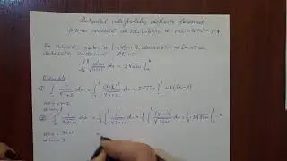 Calculul integralelor definite - Prima metoda de schimbare de variabila -p4
