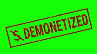 Demonetized stamp green screen
