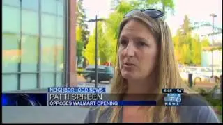 Walmart protest in Sherwood