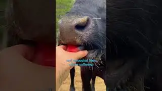 Cow Rescued From The Meat Industry 🥹 #rescue #meatindustry #cowlover Credit: @thegentlebarn