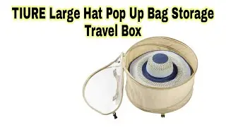 Best TIURE Large Hat Pop Up Bag Storage and Travel Box | BEST OF THINGS