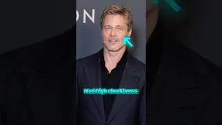 Насколько привлекателен Брэд Питт? #bradpitt #facialanalysis #looksmaxxing #blackpill